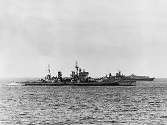 Bij Japan, 1945 (USS Missouri op de achtergrond).