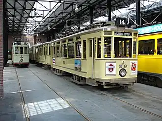 HTM motorwagen 819, gebouwd door Allan in 1927.