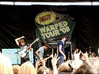 The Academy Is op de Warped Tour 2008