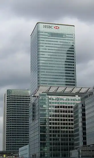 8 Canada Square, HSBC's hoofdkantoor in Londen