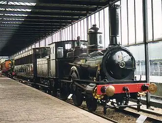HSM 89 'Nestor' (NS 1010) in het Nederlands Spoorwegmuseum in Utrecht