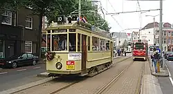 Gerestaureerde Ombouwer 77 van de Tramweg-Stichting; 12 juli 2014.