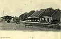 Het station tussen 1901 en 1906