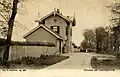 Het oude stationsgebouw in het begin van de 20e eeuw