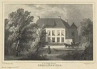 De buitenplaats Snellenburg rond 1840