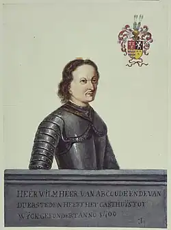portret van Willem van Abcoude door J.F. Croockewit.