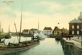 De Hunze IV te Harlingen