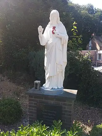 HH-Beeld op de begraafplaats van Haanrade