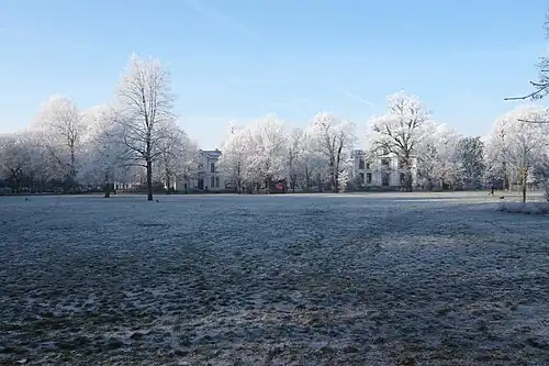 Het Frederikspark in de winter van 2007.