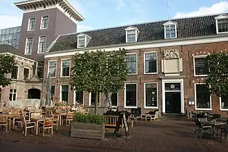 Locatie van het restaurant in 2010