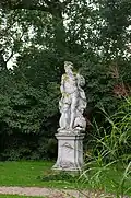 De Overtuin (Haastrecht) Tuinbeeld van Neptunus