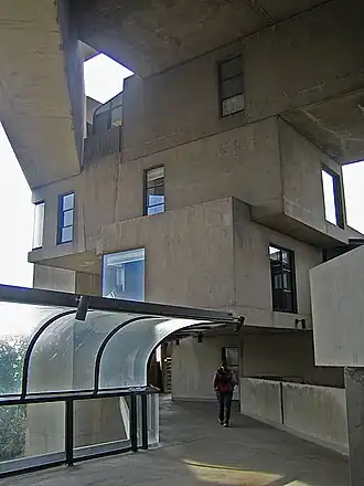 Habitat 67 vanuit het gebouw zelf