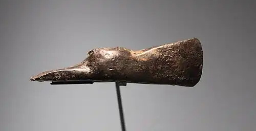 bronzen bijl, 2e helft 3e millennium v.Chr.