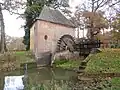 Watermolen met vistrap (rechtsonder)