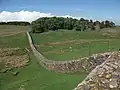 De Muur van Hadrianus nabij Housesteads