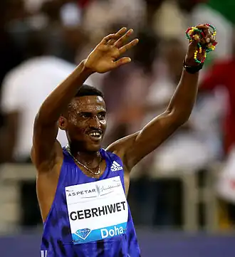 Hagos Gebrhiwet 2015 in Doha