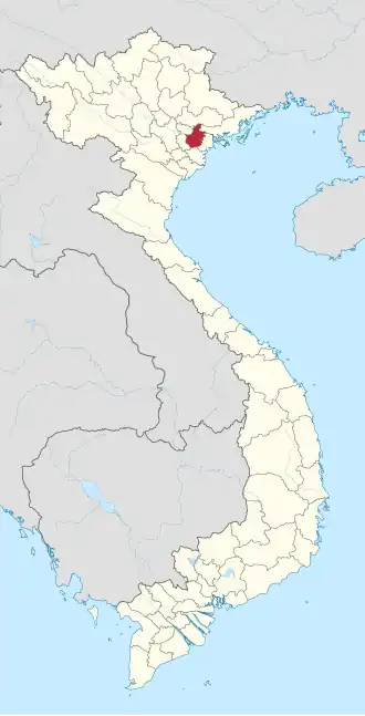 Kaart van Hai Duong