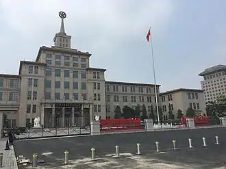 Het hoofdgebouw van het museum