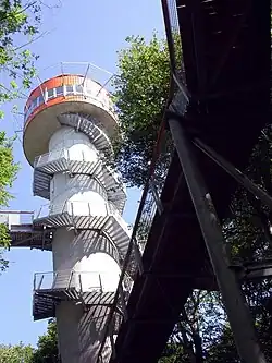 Het boomkroonpad van Nationaal Park Hainich.