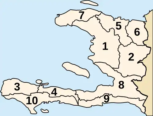 Departementen van Haïti