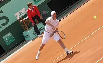 Jan Hájek op Roland Garros 2011