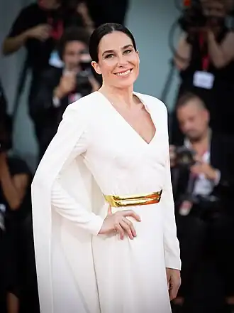 Halina Reijn tijdens de première van Babygirl op het Filmfestival van Venetië 2024