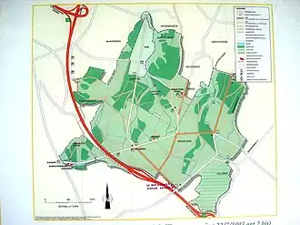 Plattegrond Hallerbos.