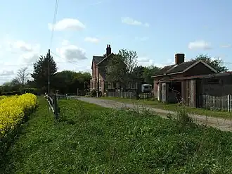 Station van Hallington, geopend in 1876 en opgeheven in 1956[1]