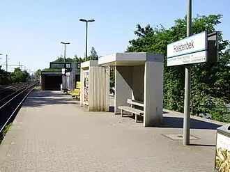 Station Halstenbek in 2008