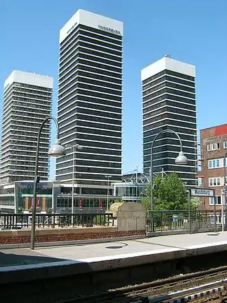 De torens van het Mundsberg-Center