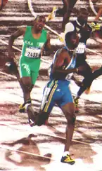 Moncur (vooraan) in 2000