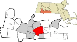 Locatie van Springfield