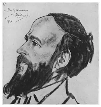 Han Groenewegen door Jan Toorop, 1927