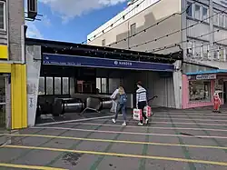 De noordelijke ingang.