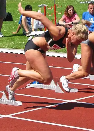 Hanna Mariën in actie bij de Gouden Spike '09, Leiden