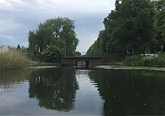 De Hannah Arendtbrug in gezien naar het zuiden, mei 2018
