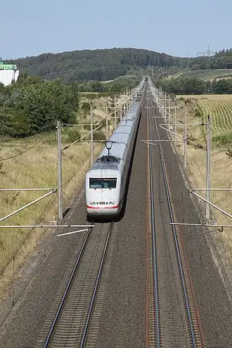 Hannover-Würzburg, net na de Eggebergtunnel