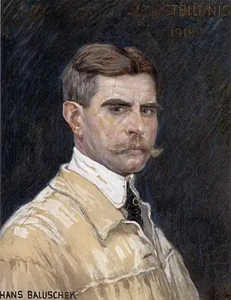 Zelfportret uit 1918