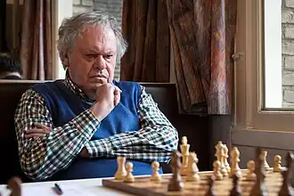 Ree in actie namens Caissa tijdens een competitiewedstrijd in maart 2023