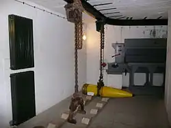 38&nbsp;cm granaat met een gewicht van 800 kilo