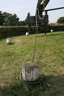 Kruilier met kruiketting van de korenmolen van Hapert