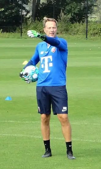 Wapenaar tijdens een training van FC Utrecht (2022)