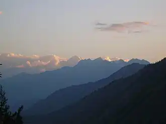 Haramosh, gezien vanaf de Nanga Parbat