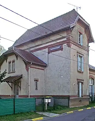 Station van opgeheven spoorlijn