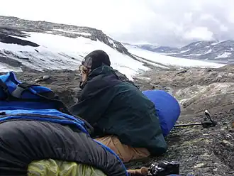 Westkant van de Hardangerjøkulen