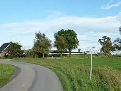 Voorhuis van de westelijke boerderij