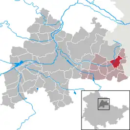 Kaart van Hardisleben