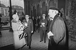 Baeten als burgemeester bij de opening van de RL, 1976