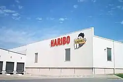 Haribofabriek in Uzès, Frankrijk
