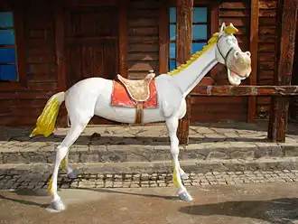 Beeld van Jolly Jumper.